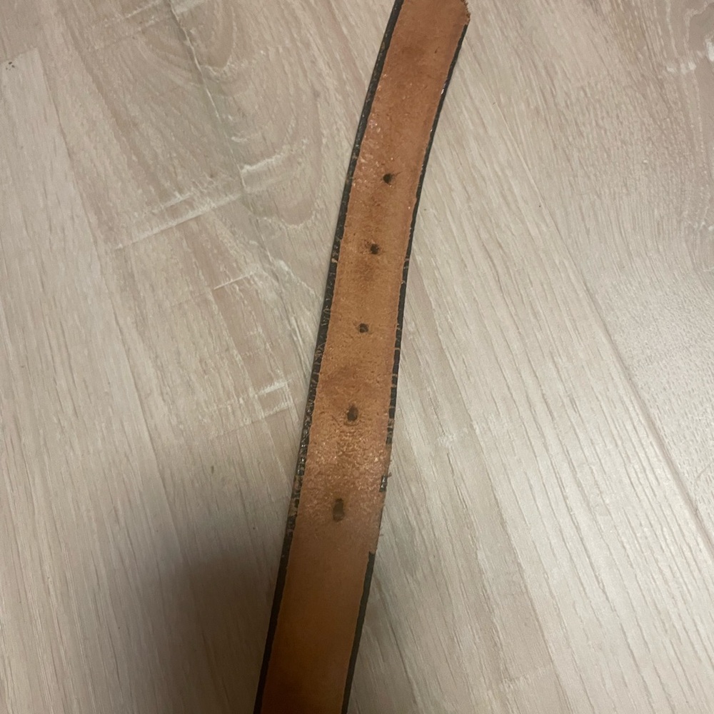 Masonic Hand Tooled Leather Belt L/XL - Picture 12 of 16